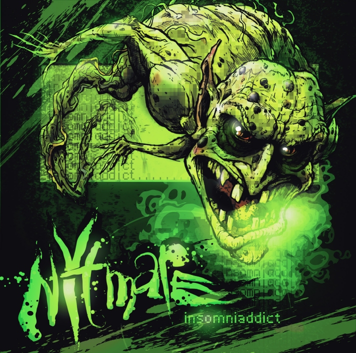 Insomniaddict original cover artwork by Derek Ring